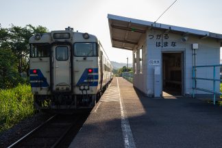 JR津軽線・津軽浜名駅（青森県：2016年8月）