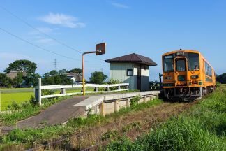津軽鉄道・川倉駅（青森県：2016年8月）