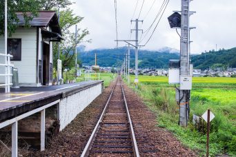 上田電鉄別所線・舞田駅（長野県：2016年8月）