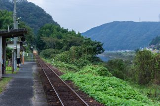 JR三江線・信木駅(広島県:2016年10月)
