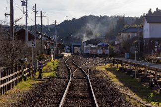 明知鉄道明知線・明智駅(岐阜県:2016年12月)