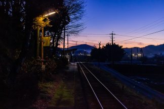 明知鉄道明知線・飯羽間駅(岐阜県:2016年12月)
