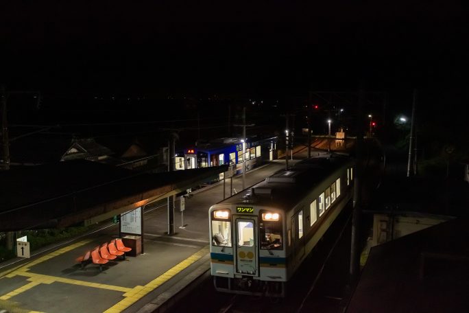 肥薩おれんじ鉄道・上田浦駅（熊本県：2016年12月）