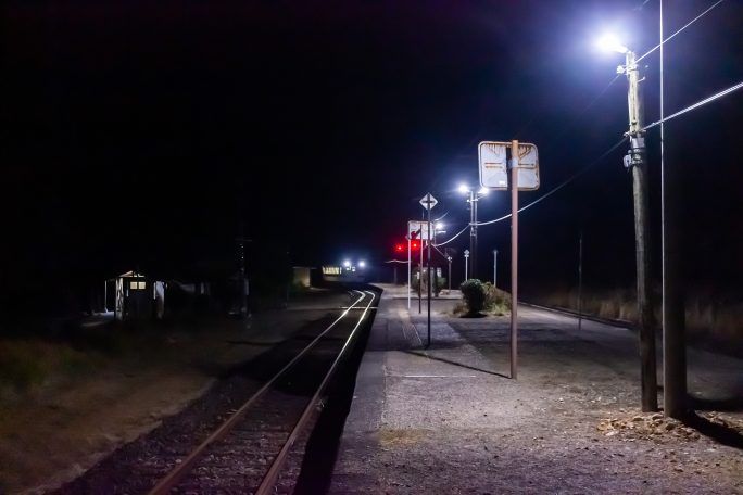 JR肥薩線・真幸駅（宮崎県：2016年12月）