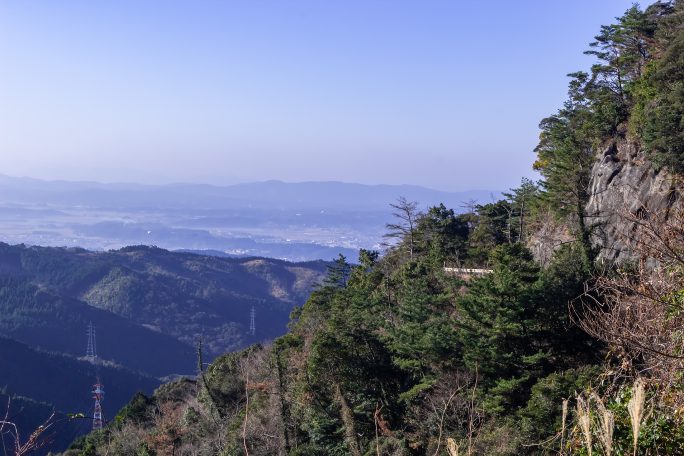 伊佐市・久七峠付近（鹿児島県：2017年1月）