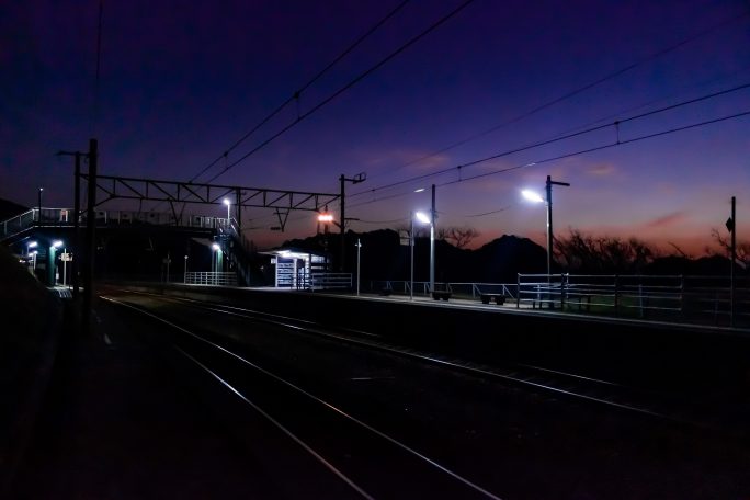 肥薩おれんじ鉄道・薩摩高城駅（熊本県：2017年1月）