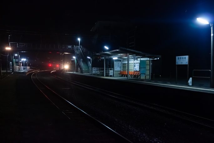 肥薩おれんじ鉄道・薩摩高城駅（熊本県：2017年1月）