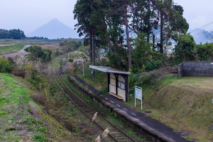 JR指宿枕崎線・松ケ浦駅（鹿児島県：2017年1月）