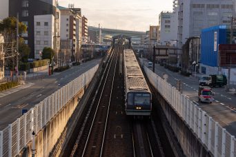 大阪市営地下鉄・大阪港駅付近（大阪府：2017年3月）