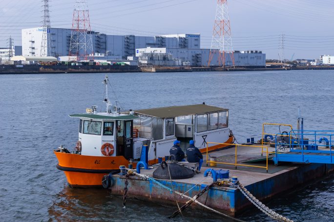 大阪市営渡船・木津川渡船場（大阪府：2017年3月）