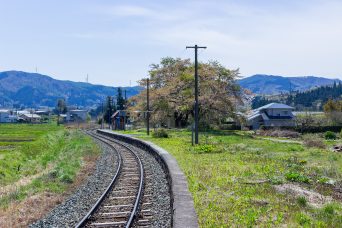 JR釜石線・晴山駅（岩手県：2017年5月）