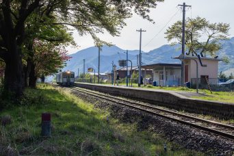 JR釜石線・松倉駅（岩手県：2017年5月）