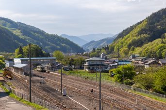 JR山田線・茂市駅（岩手県：2017年5月）