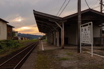若桜鉄道若桜線・丹比駅（鳥取県：2020年9月）
