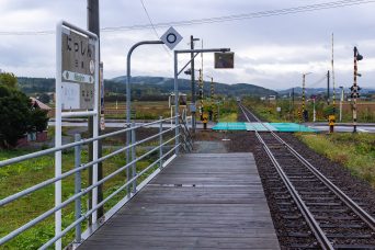 JR宗谷本線・日進駅（北海道：2020年10月）