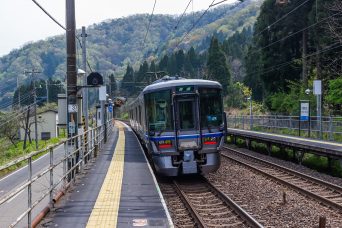 JR北陸本線・南今庄駅（福井県：2021年4月）