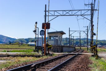 北陸鉄道石川線・小柳駅（石川県：2021年4月）