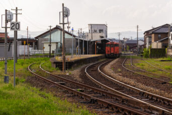 JR氷見線・氷見駅（富山県：2021年4月）