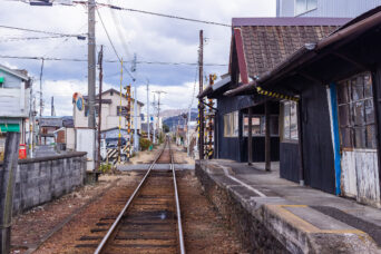 紀州鉄道・西御坊駅（和歌山県：2021年12月）