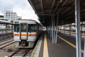 JR参宮線・鳥羽駅（三重県：2021年12月）