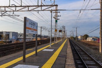 JR飯田線・船町駅（愛知県：2021年12月）