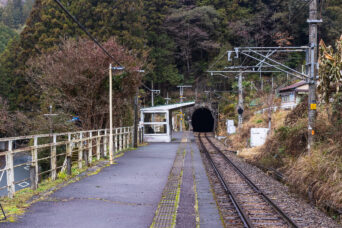 JR飯田線・相月駅（静岡県：2021年12月）