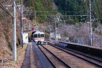 JR飯田線・伊那小沢駅（長野県：2021年12月）
