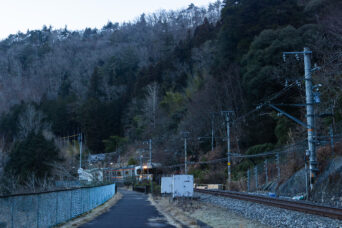 JR飯田線・為栗駅（長野県：2022年1月）