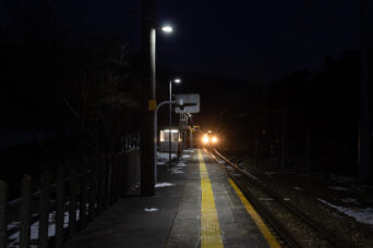 JR飯田線・伊那田島駅（長野県：2022年1月）