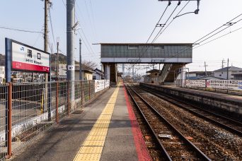 JR播但線・溝口駅（兵庫県：2022年3月）