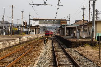 JR播但線・香呂駅（兵庫県：2022年3月）