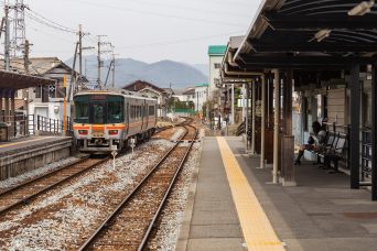 JR姫新線・余部駅（兵庫県：2022年3月）