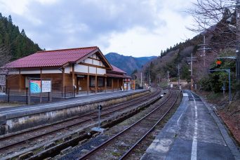 JR木次線・出雲坂根駅（島根県：2022年3月）
