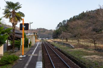 JR木次線・八川駅（島根県：2022年3月）