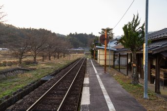 JR木次線・八川駅（島根県：2022年3月）