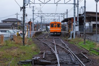 一畑電車北松江線・大津町駅（島根県：2022年3月）
