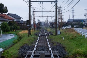 一畑電車北松江線・川跡駅（島根県：2022年3月）