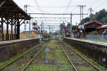 一畑電車北松江線・一畑口駅（島根県：2022年3月）