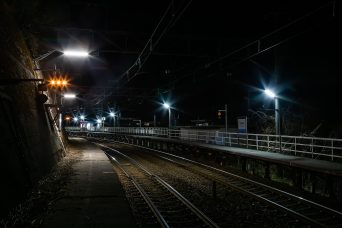 JR伯備線・新郷駅（岡山県：2022年4月）