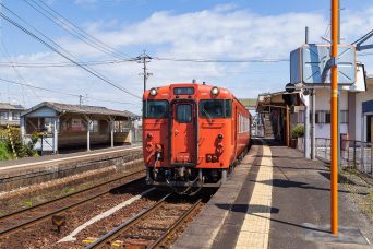 JR吉備線・東総社駅（岡山県：2022年4月）