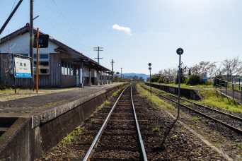 JR因美線・高野駅（岡山県：2022年4月）