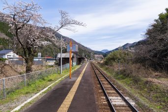 JR因美線・因幡社駅（鳥取県：2022年4月）