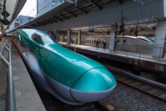 JR東北新幹線・東京駅・新幹線「はやぶさ」（東京都：2022年5月）