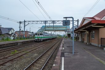 JR函館本線・桔梗駅（北海道：2022年5月）