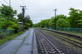 JR函館本線・銚子口駅（北海道：2022年5月）