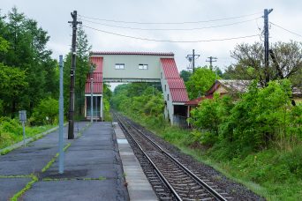 JR函館本線・池田園駅（北海道：2022年5月）