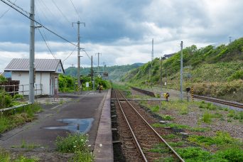 JR函館本線・石倉駅（北海道：2022年5月）