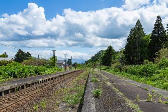 JR函館本線・黒岩駅（北海道：2022年5月）
