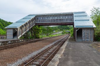 JR函館本線・塩谷駅（北海道：2022年5月）
