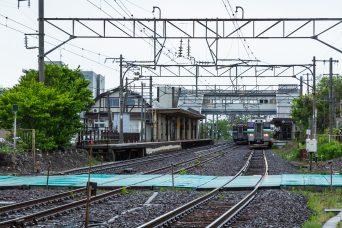 JR函館本線・銭函駅（北海道：2022年5月）